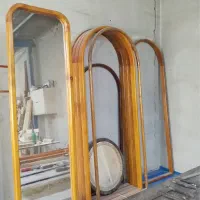 اینه با قاب چوبی|آینه|قم, قلعه کامکار|دیوار