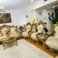 فوری فروشی مبل سلطنتی و میز ناهارخوری|مبلمان خانگی و میز عسلی|محمدشهر, عباس آباد|دیوار