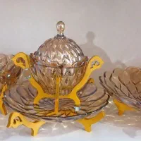 ست پذیرایی پایه چوبی