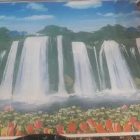 پرده کرکره ای ۲×۲ در حد نو