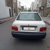 پراید 92 چند لکه رنگ دارد شاسی جلو ضربه دارد
