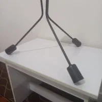 لوستر ۳ شاخه مشکی رنگ
