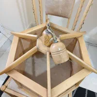 چراغ آویز چوبی|لوستر و چراغ آویز|تبریز, |دیوار