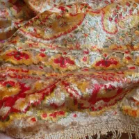 روتختی مخمل ابریشمی آنتیک .|کلکسیون اشیاء عتیقه|تهران, خواجه نظام الملک|دیوار