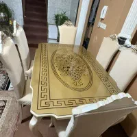 میز ناهارخوری ۸نفره و بوفه چوب
