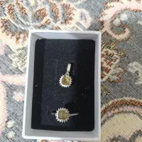 نیم ست نقره|جواهرات|بیرجند, |دیوار