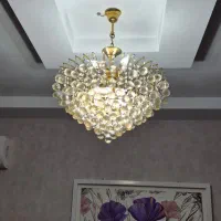 لوستر برنزی ۱۱ شعله و ۸ شعله|لوستر و چراغ آویز|کرج, فاز ۳ گوهردشت|دیوار