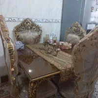 میز نهار خوری سالم چوب راش