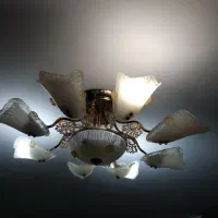 لوستر|لوستر و چراغ آویز|کیش, |دیوار