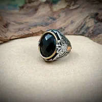 انگشتر استیل مردانه