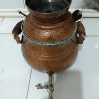 کتری مسی شیر دار