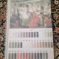 نخ و نقشه تابلوفرش تصویری ظریف تبریز  ۴۶ رنگ|تابلو فرش|شیراز, شهرک مفتح|دیوار