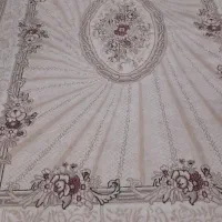 دو تخته فرش ۶ متری کرمی ست