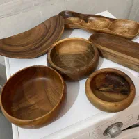 آجیل خوری بامبو چوبی