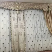 پرده کتیبه دار در حد نو