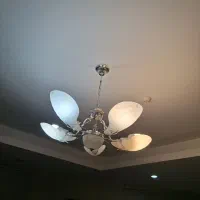 لوستر پنج شاخه در حد نو|لوستر و چراغ آویز|سنندج, |دیوار