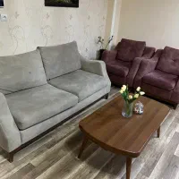 مبل  ۷نفره همراه میرزنهار خوری وصندلی۴کناپه دونفره