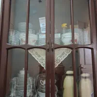 ویترین دوطبقه باسه کشوی بزرگ