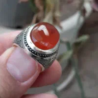 انگشتر عقیق سرخ یمنی|جواهرات|قم, باجک دو|دیوار