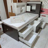 تخت یک نفره تخت یک نیم نفره ستایش|تخت و سرویس خواب|مشهد, گلبرگ شمالی|دیوار