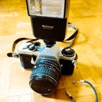 دوربین ژاپنی پنتاکس با لنز Pentax ME SLR+Lens 50mm|دوربین عکاسی و فیلم‌برداری|تهران, گاندی|دیوار