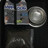 غذا خشک سگ مونلو ظرف قلاده کتفی