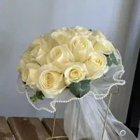 سفارش دسته گل عروس کد ۱۳۲۴ گلاریس