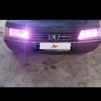 ماشین پژو فابریک رنگ یشمی