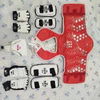 لباس تکواندو آبی/ قرمز