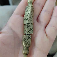 تاس برنجی قدیمی دوره قاجار