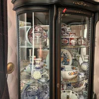 ویترین بوفه چوبی|بوفه، ویترین، کنسول|شیراز, کیان شهر|دیوار