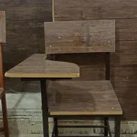 صندلی دانش آموزی بسیار تمیز با ام دی اف سفارشی