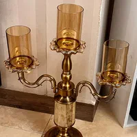 شمعدان رومیزی ۳ شعله وارداتی مدل آرنوس