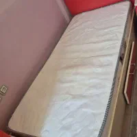 تخت خوابmdf نوجوان بدون تشک. کمد لباس وکمد