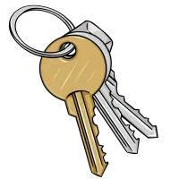 دسته کلید گم شده