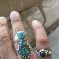 انگشتر فیروزه عقیق