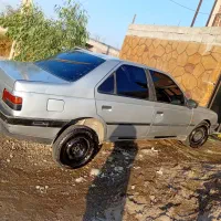 پژو 84 نقره ای دور رنگ تمیز