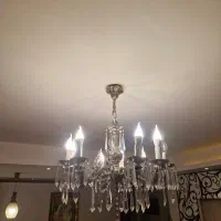 لوستر برنجی شیک|لوستر و چراغ آویز|ساری, |دیوار