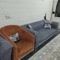 مبل هشت نفره همراه با میز عسلی