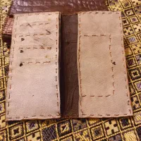 دو مدل کیف پول چرم طبیعی دست دوز نو|کیف، کفش، کمربند|ساری, |دیوار