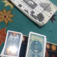 دو دست کارت تاروت با کتاب اموزش