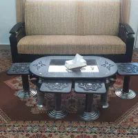 مبل ۹ نفره با عسلی و جلو مبلی