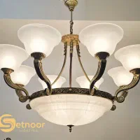 مجموعه لوسترهای لوکس ومجلل جفت تک ست(قیمت/تماس/چت)