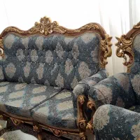 ست مبل سلطنتی فوق شیک بهمراه بوفه و ساعت