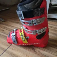 فروش یک لنگه کفش اسکی سالامون و فیکس اسکی