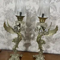 دو عدد شمدان برنز