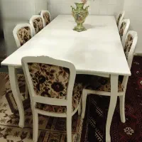 میز غذاخوری 8نفره تمیز ومقاوم طرح به روز و زیبا