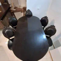 میزنهارخوری6نفره به همراه مبل وجلو مبلی ودو عسلی