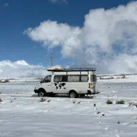 ون غزال پلاک سفید کمپر