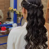 شنیون مو  و‌میکاپ محفلی